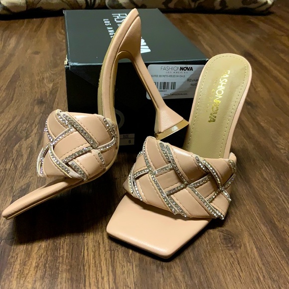 Soirée Secrets Heeled Sandals by Fashion Nova - Picture 1 of 4
